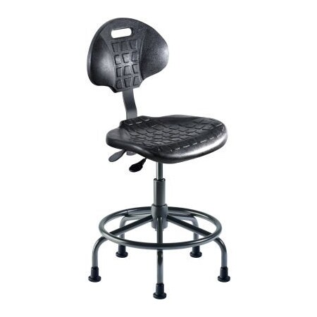 Biofit BioFit Ergonomic Stool - Self-skinned Urethane - Seat Heat 17 - 21" - Black UUS-L-HG